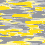 Tapet Personalizat Abstract cu arta digitala abstracta in nuante de galben si gri - YELLOW ACCENT