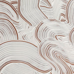 Tapet Personalizat Abstract cu vopsea alba pe piatra de teracota - TERRACOTTA TEXTURE ART