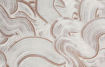 Tapet Personalizat Abstract cu vopsea alba pe piatra de teracota - TERRACOTTA TEXTURE ART