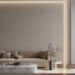 Tapet Personalizat Abstract cu model de plaster alb decorativ - TEXTURE PASTE