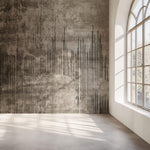 Tapet Personalizat Abstract cu textura de piatra si linii abstracte - LINED WALL