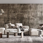 Tapet Personalizat Abstract cu textura de piatra si linii abstracte - LINED WALL