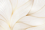 Tapet Personalizat Abstract cu fire aurii abstracte - GOLD LOTUS PETALS