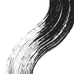 Tapet Personalizat Abstract cu urma de pensula si vopsea neagra in stil japonez - JAPANESE BRUSH STROKE