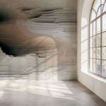 Tapet Personalizat Abstract cu creatie artistica din plaster multicolor - PLASTER KNIFE ART