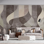 Tapet Personalizat Abstract cu model abstract similar unor draperii - THEATRE CURTAINS