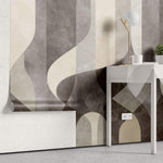 Tapet Personalizat Abstract cu model abstract similar unor draperii - THEATRE CURTAINS