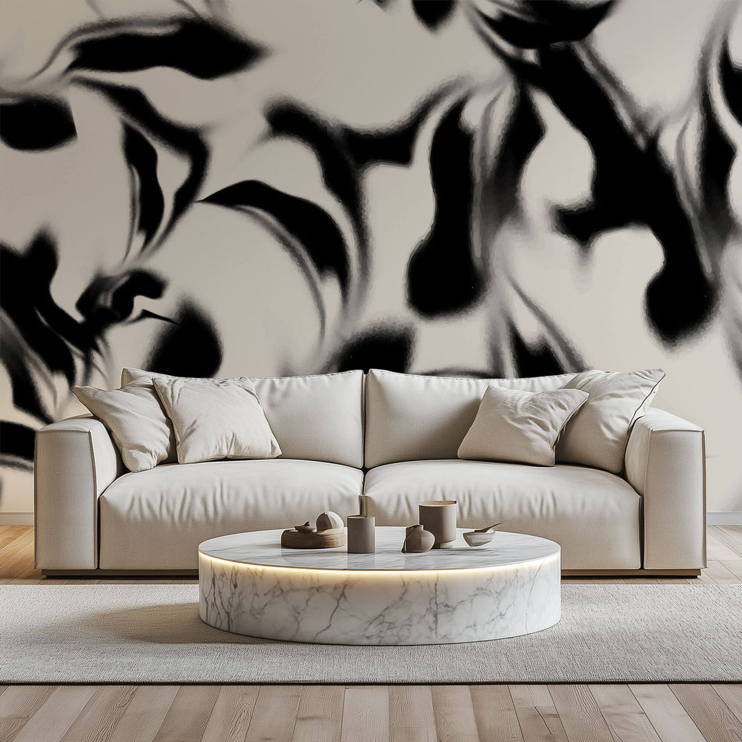 Tapet Personalizat Abstract cu elemente abstracte blurate - BLURRY SHAPES