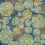 Tapet Personalizat Abstract cu cercuri concentrice in stil Van Gogh - VAN GOGH