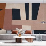 Tapet Personalizat Abstract cu elemente abstracte si textura - COLOR COMPOSITION
