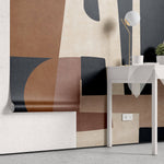 Tapet Personalizat Abstract cu elemente abstracte si textura - COLOR COMPOSITION