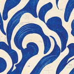 Tapet Personalizat Abstract cu vartejuri albastre abstracte - BLUE SWIRL