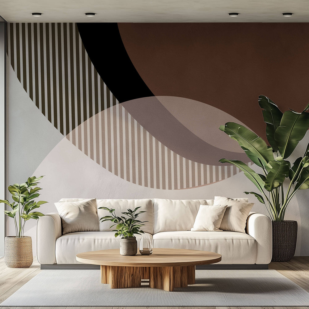 Tapet Personalizat Abstract cu textura decorativa si model minimalist modern - SOFT PLASTER TEXTURE