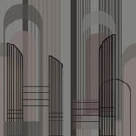 Tapet personalizat - GREY ARCHES
