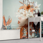 Tapet Personalizat Fine Art cu figura feminina inflorita - BIRD OF PARADISE WOMAN