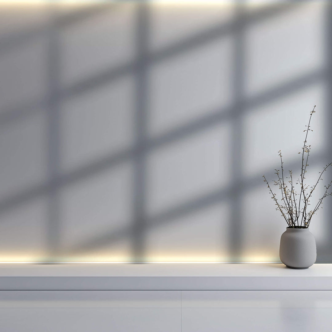 Tapet Personalizat Fine Art cu umbre ale ramelor de geam - FADED WINDOW SHADE