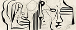 Tapet Personalizat Fine Art cu arta expresionista - SHODO FACES