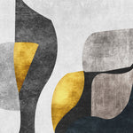 Tapet Personalizat Fine Art cu elemente abstracte si fundal texturat - MODERN ART