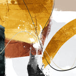 Tapet personalizat Line Art cu pictura abstracta si textura stil plaster - ABSTRACT PAINT LINES