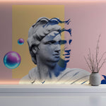 Tapet Personalizat Pop Art & Cartoon cu sculptura de piatra in stil modern artistic - POP ART SCULPTURE
