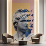 Tapet Personalizat Pop Art & Cartoon cu sculptura de piatra in stil modern artistic - POP ART SCULPTURE