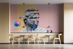 Tapet Personalizat Pop Art & Cartoon cu sculptura de piatra in stil modern artistic - POP ART SCULPTURE
