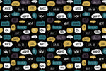 Tapet personalizat - TEXT BUBBLES