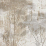 Tapet personalizat forest cu o silueta a copacilor texturata ca o panza oferind un aspect artistic si modern textile paint forest