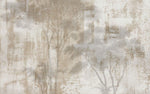 Tapet personalizat forest cu o silueta a copacilor texturata ca o panza oferind un aspect artistic si modern textile paint forest