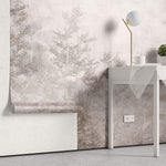 Tapet Personalizat Forest cu padure exotica in nuante sepia - SEPIA MIXED FOREST