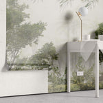 Tapet Personalizat Forest cu padure ploioasa in ceata - TROPICAL FOREST