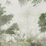 Tapet Personalizat Forest cu padure ploioasa in ceata - TROPICAL FOREST