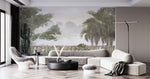 Tapet Personalizat Forest cu vedere la munti si vegetatie - TROPICAL VIEWPOINT
