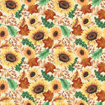 Tapet personalizat - AUTUMN SUNFLOWER