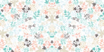 Tapet personalizat - PASTEL FLOWERS