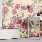 Tapet personalizat - RETRO HIBISCUS