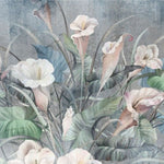 Fototapet personalizat floral cu flori de cala aranjate intr un buchet luminos creand o imagine eleganta si rafinata cala bouquet light