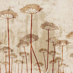 Tapet personalizat floral cu flori de marar cu o textura bogata si detalii fine pentru un decor natural si sofisticat textured dill flowers