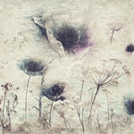 Tapet personalizat floral cu o ilustratie a unei flori in stil acuarela cu un efect de cerneala ce se difuzeaza aducand un plus de originalitate ink bloom