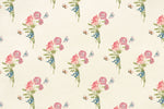 Tapet Personalizat Floral cu buchetele de flori si fluturi - SOFT BOUQUET PATTERN