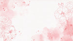 Tapet Personalizat Floral cu flori in pictura watercolor in nuante de roz - PINK WATERCOLOR PAPER
