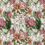 Tapet personalizat - WATERCOLOR FLORAL MURAL