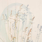 Fototapet Personalizat Floral cu fire de grau si perete decorativ - GRASS PHOTOGRAPHY