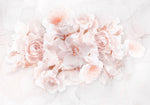 Fototapet Personalizat Floral cu trandafiri roz - WATERDROP ROSES