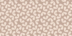 Tapet personalizat - BEIGE LEAF PATTERN