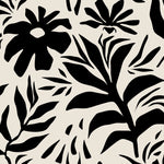 Tapet Personalizat Floral cu plante si flori ilustrate in stil minimalist - INKBOLT FLOWERS