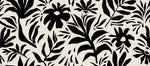 Tapet Personalizat Floral cu plante si flori ilustrate in stil minimalist - INKBOLT FLOWERS