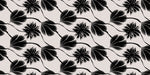 Tapet personalizat - BLACK FLOWER EFFECT