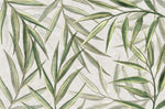 Tapet personalizat leaf cu frunze verzi de bambus bamboo leaf