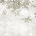 Tapet personalizat leaf cu frunze tropicale in partea de sus cu fundal texturat hanging leaves